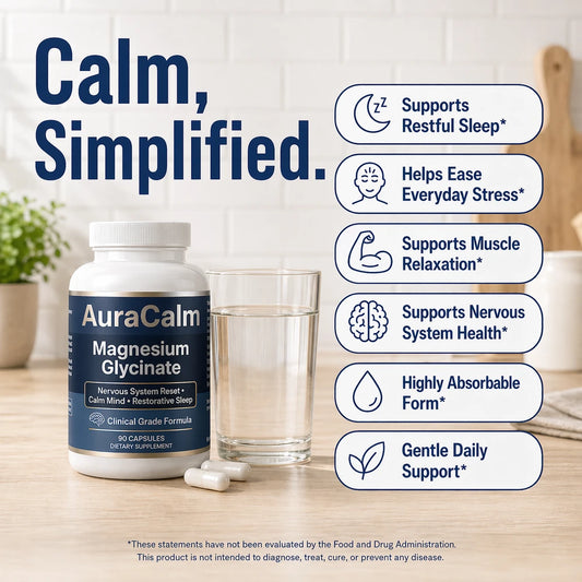 AuraCalm Magnesium Glycinate