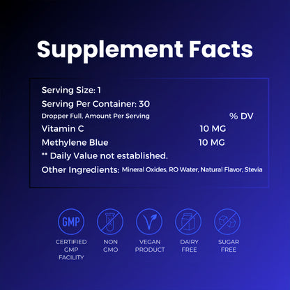 Methylene Blue Liquid Drops
